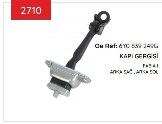 KAPI GERGİSİ ARKA SKODA FABIA I 1999 - 2007