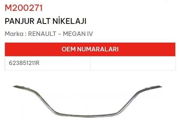 PANJUR ALT NİKELAJI MEGANE IV