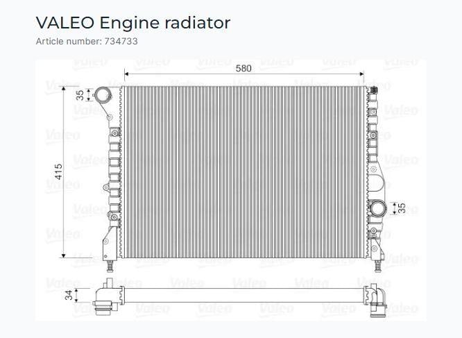 RADYATÖR ALFA ROMEO 147