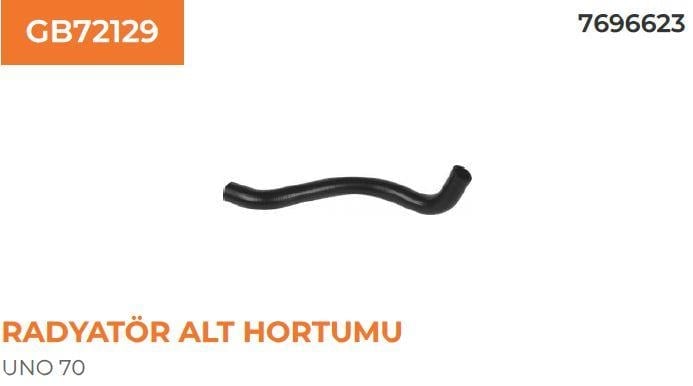 RADYATÖR ALT HORTUMU FIAT UNO 70 7696623