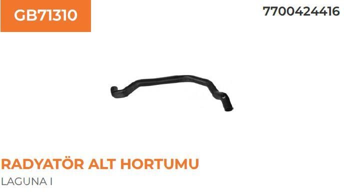 RADYATÖR ALT HORTUMU RENAULT LAGUNA I 2,0 16V 7700