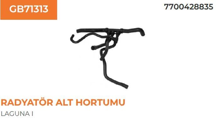 RADYATÖR HORTUMU ALT LAGUNA I 1.9 DCI