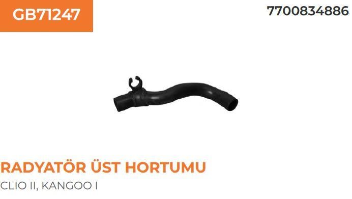 RADYATÖR HORTUMU ÜST KANGO 1.4-1.6