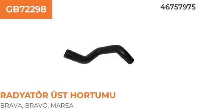 RADYATÖR ÜST HORTUMU FIAT MAREA 1,6 46757975