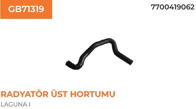 RADYATÖR ÜST HORTUMU RENAULT LAGUNA I 1,9 DCI 7700