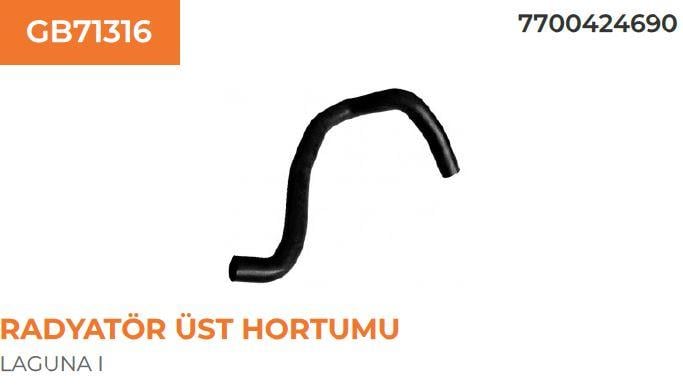 RADYATÖR ÜST HORTUMU RENAULT LAGUNA I 2,0 8V 98..>