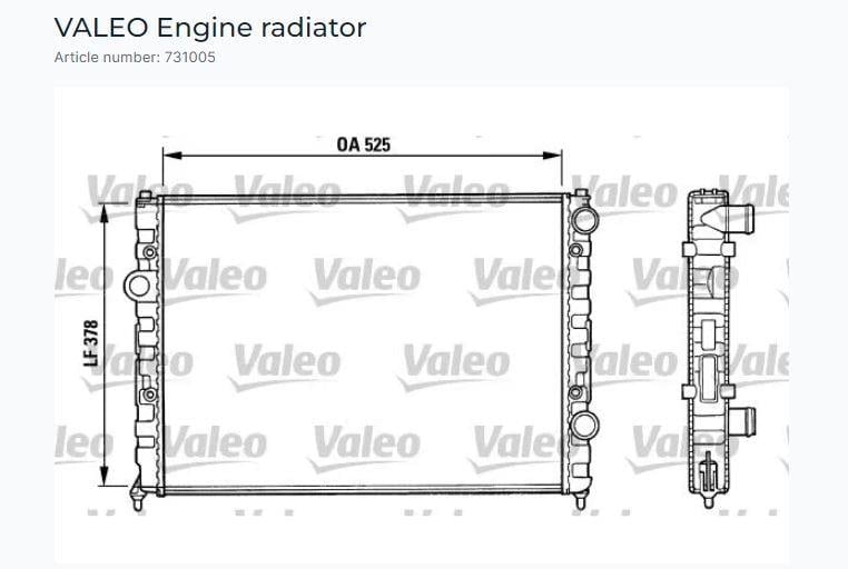 RADYATÖR VW PASSAT IV 1.6