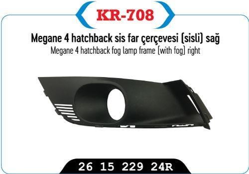 SİS FAR ÇERÇEVESI KAPAĞI SAĞ SİSLİ MEGANE IV SEDAN MODEL