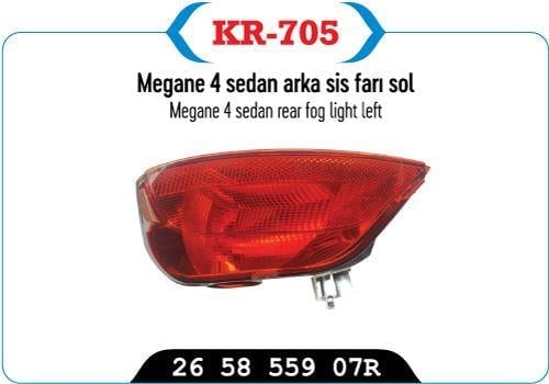 SİS FARI ARKA SOL MEGANE IV SEDAN MODEL