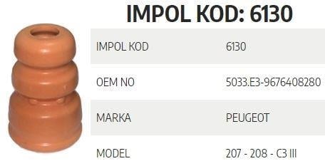 SÜSPANSİYON TAKOZU ÖN PEUGEOT 207-208-C3 III