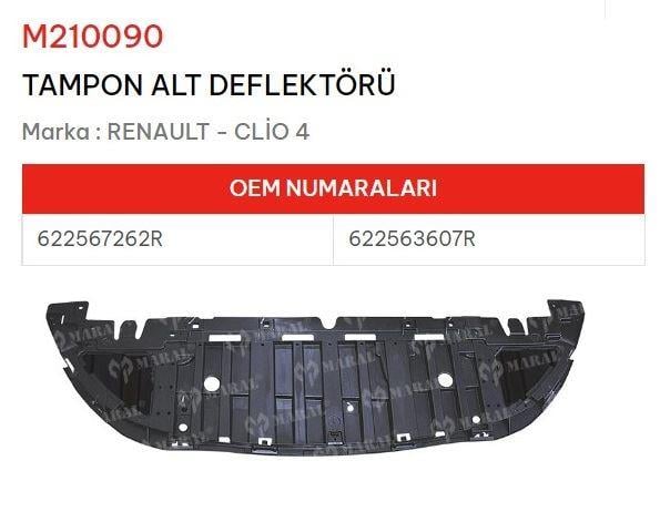 TAMPON ALT DEFLEKTÖRÜ CLİO IV