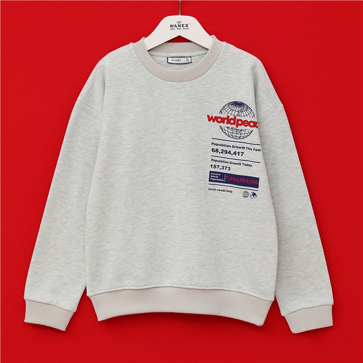 Erkek Çocuk Uzun Kol Kalın Sweat - 16225