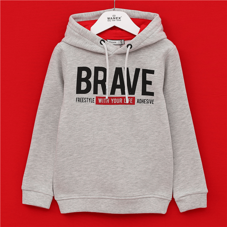 ERKEK ÇOCUK Uzun Kol Kalın Kapüşonlu Sweatshirt - 15566