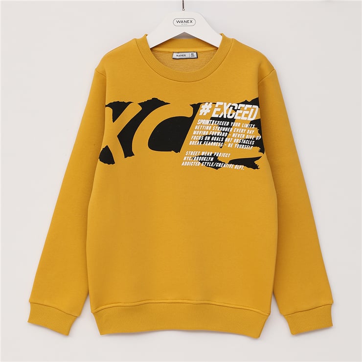 Erkek Çocuk Uzun Kol Kalın Sweat - 16173