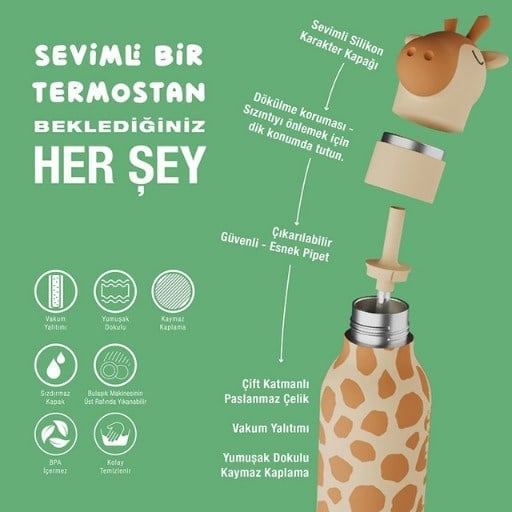 Asobu Bestie Bottle - Giraffe
