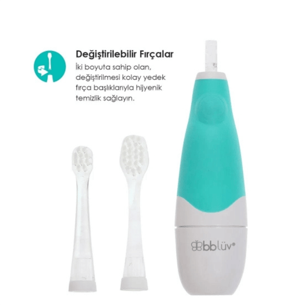 Bblüv Sönik Baby and Childrens Toothbrush - Green