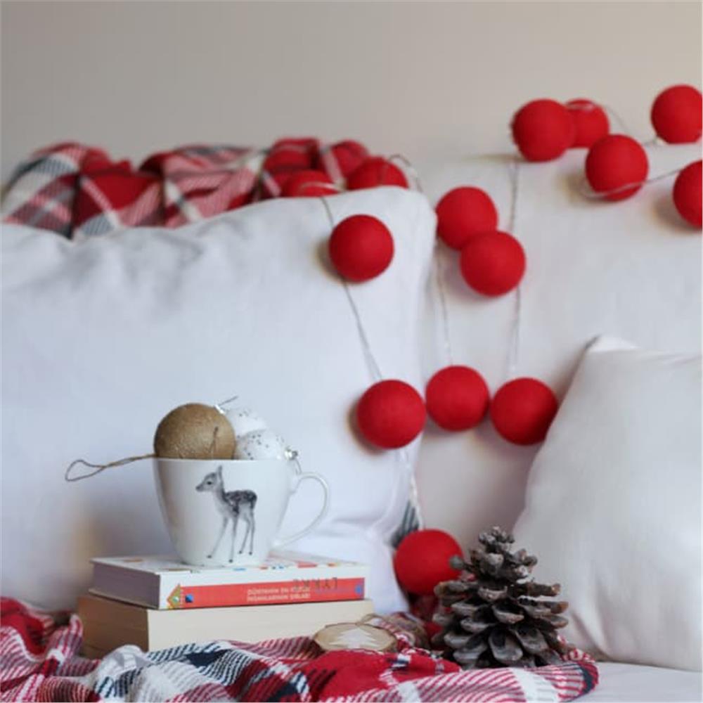 Boule De Petite - Cherry Işıklı Top Aydınlatma