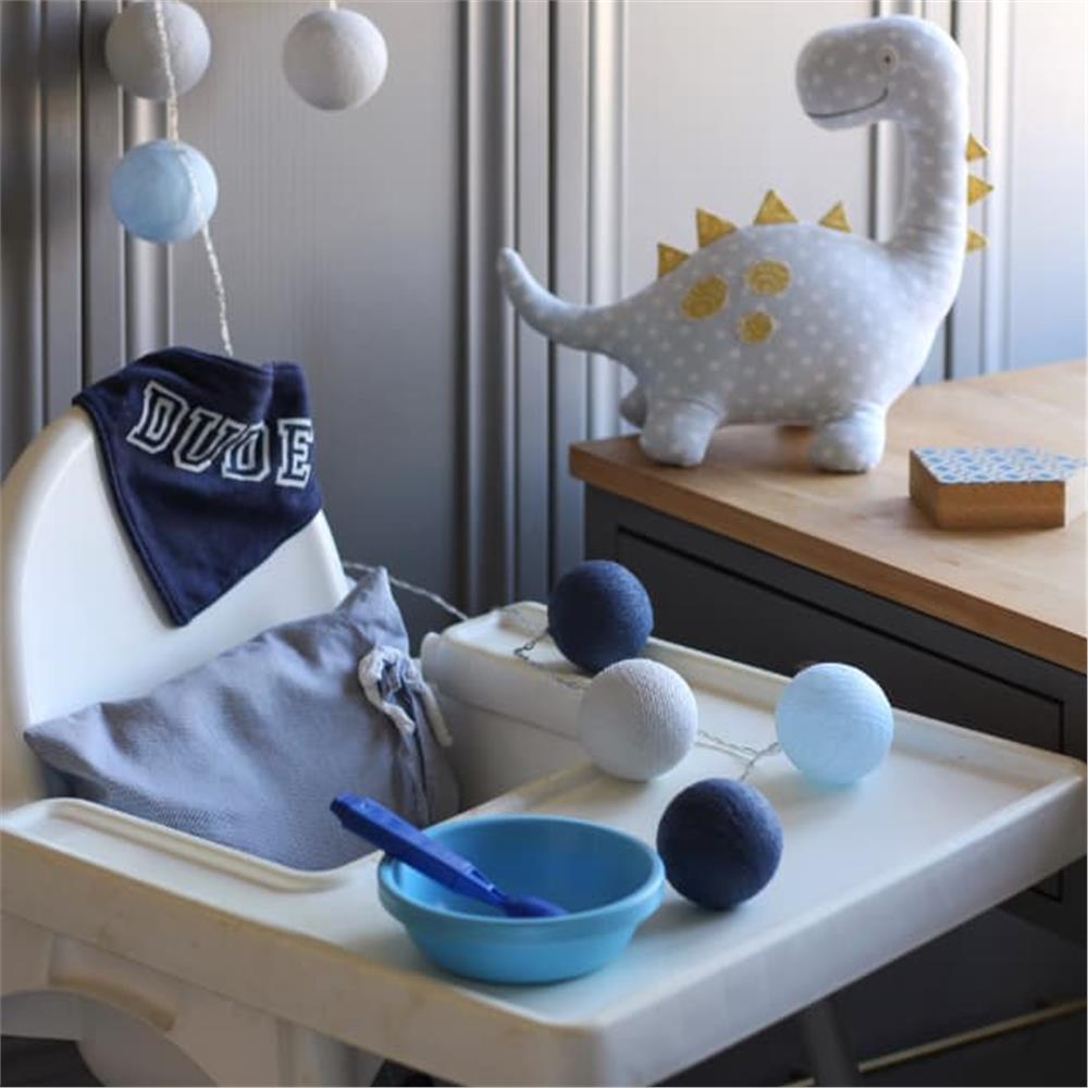 Boule De Petite - Stylish Blue Işıklı Top Aydınlatma