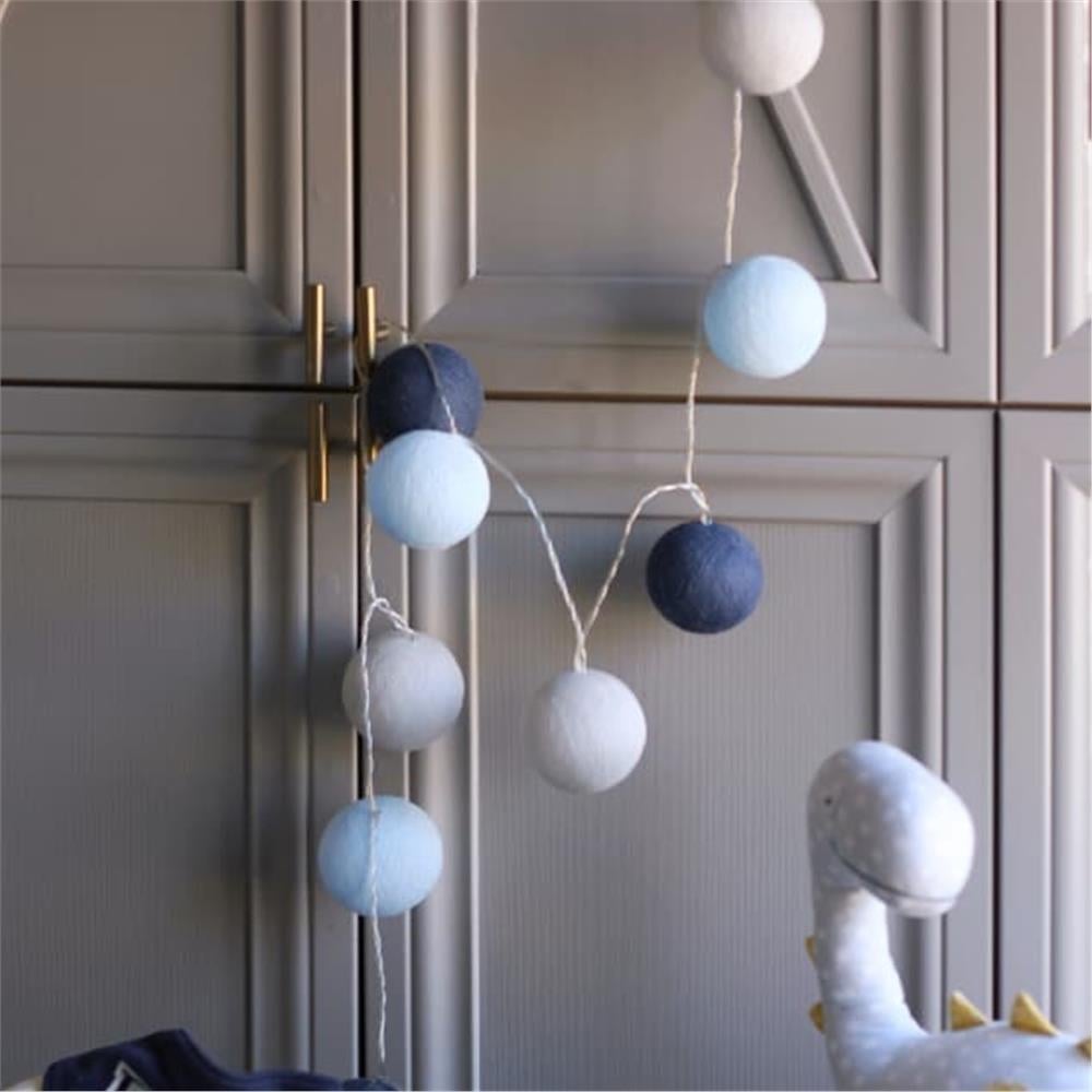 Boule De Petite - Stylish Blue Işıklı Top Aydınlatma