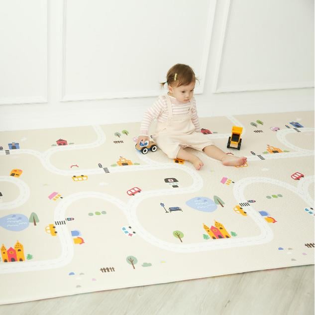 Dwinguler Happy Station Büyük Bebek Oyun Matı ve Halısı