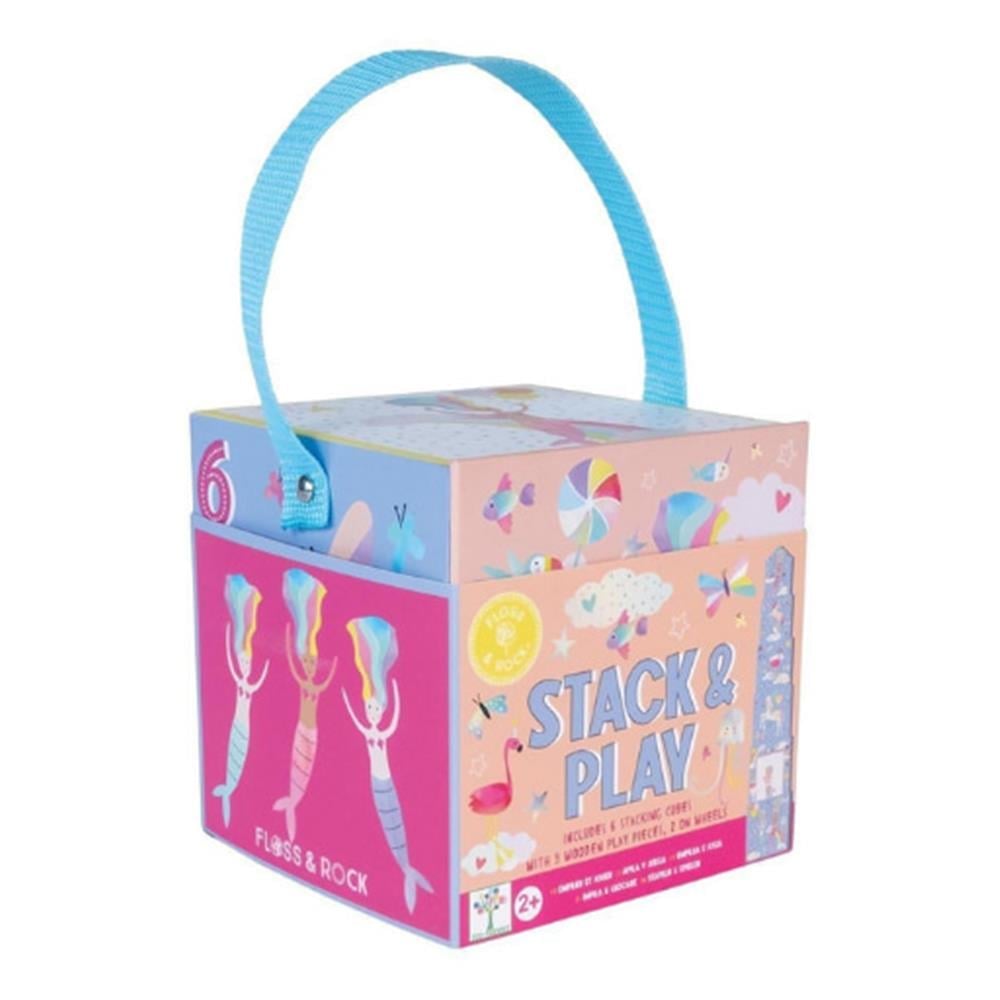 Floss & Rock Wooden Figure Cubes - Fantasy