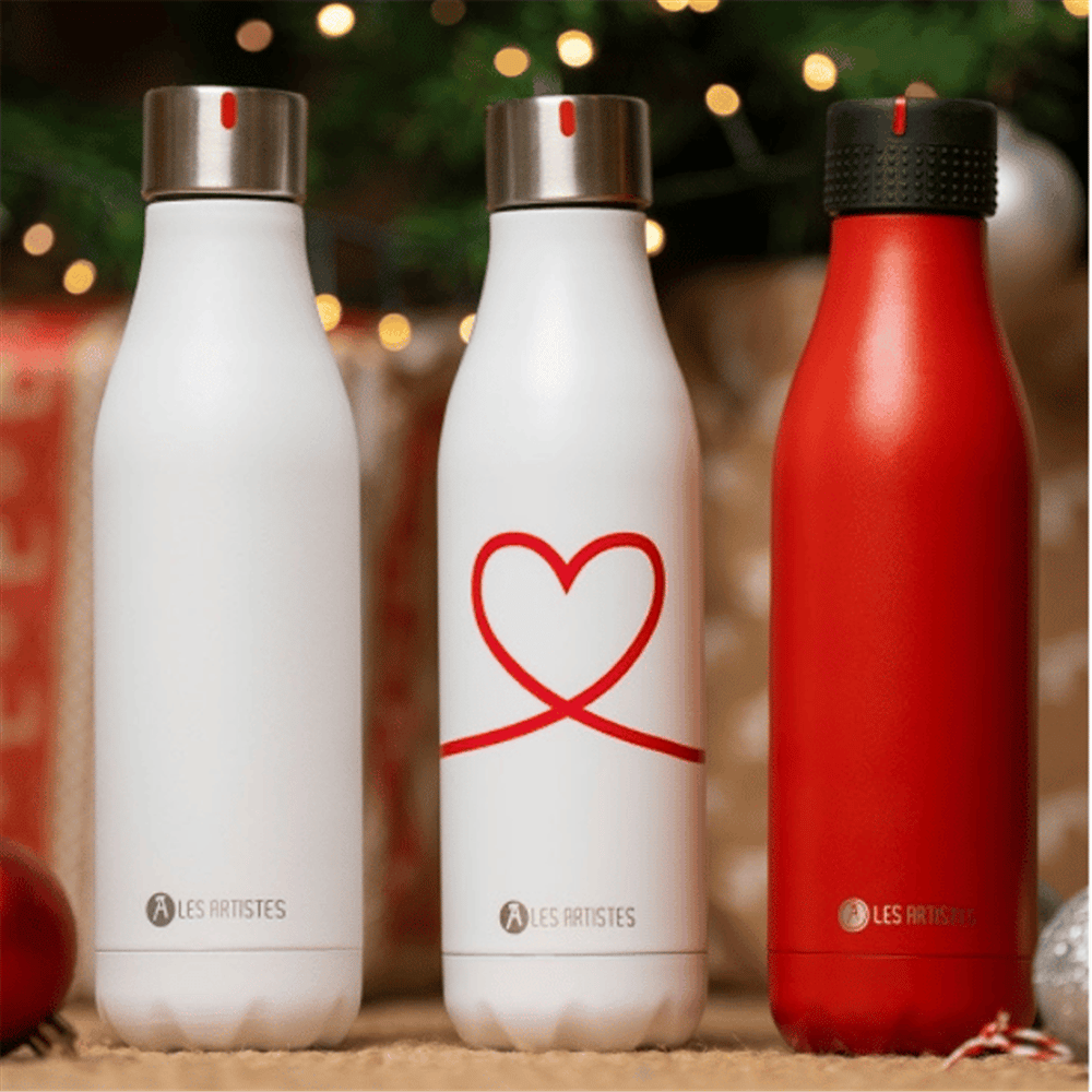 Les Artistes Paris Thermal Insulated Steel Thermos 500ML - Love