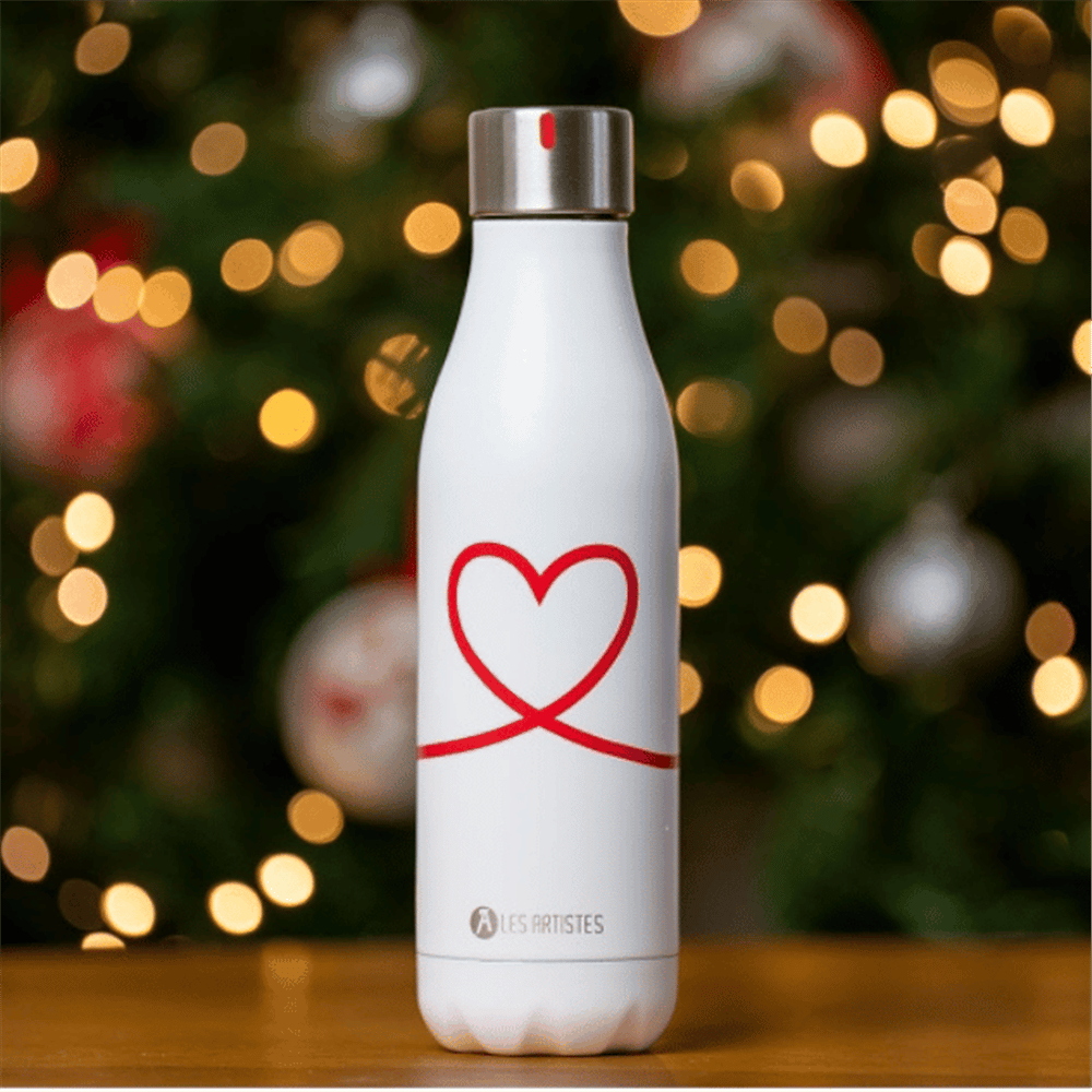 Les Artistes Paris Thermal Insulated Steel Thermos 500ML - Love