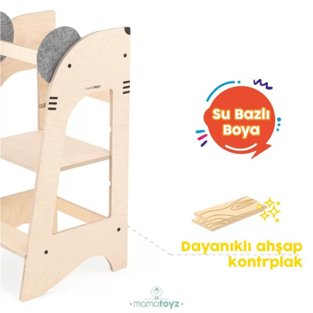 Mamatoyz Ahşap Öğrenme Kulesi Fare