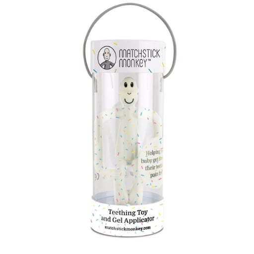 Matchstick Monkey Silicone Teether Monkey Confetti