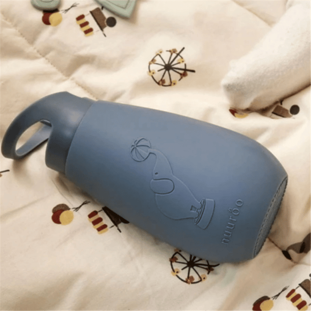 Nuuroo Silikon Pipetli Suluk 350 ML - Mavi
