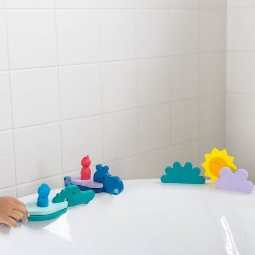 Quut Puzzle Arkadaşları Banyo Oyuncağı - Into The Jungle