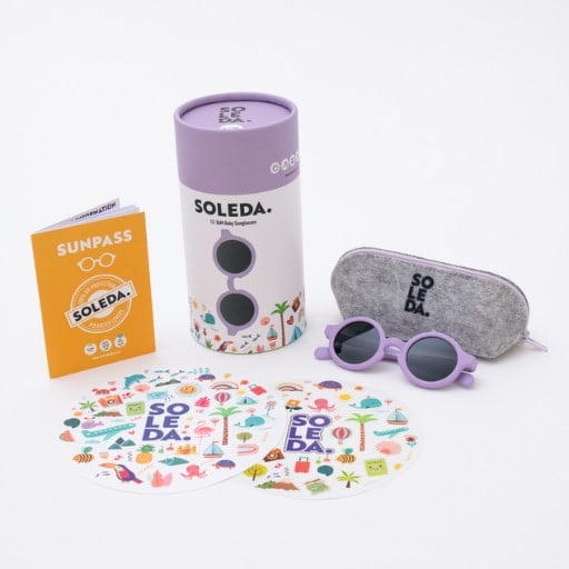 Soleda Baby Sunglasses 12-36 Month - Lavander