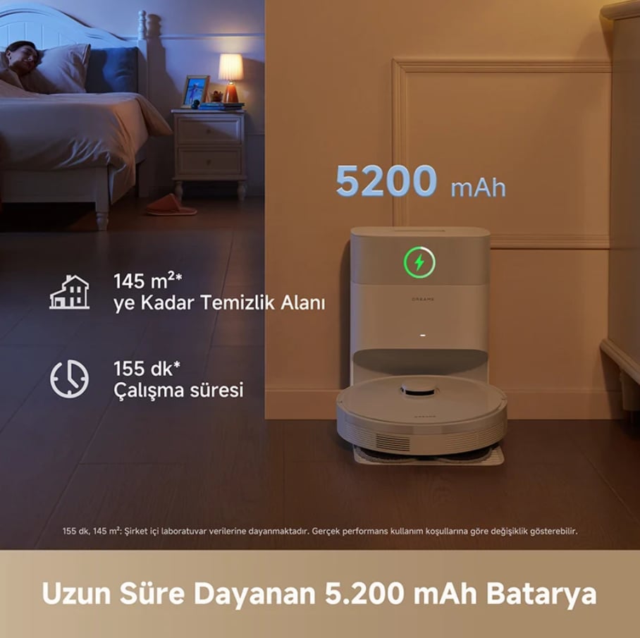 Dreame L40 Plus Çöp İstasyonlu Akıllı Robot Süpürge