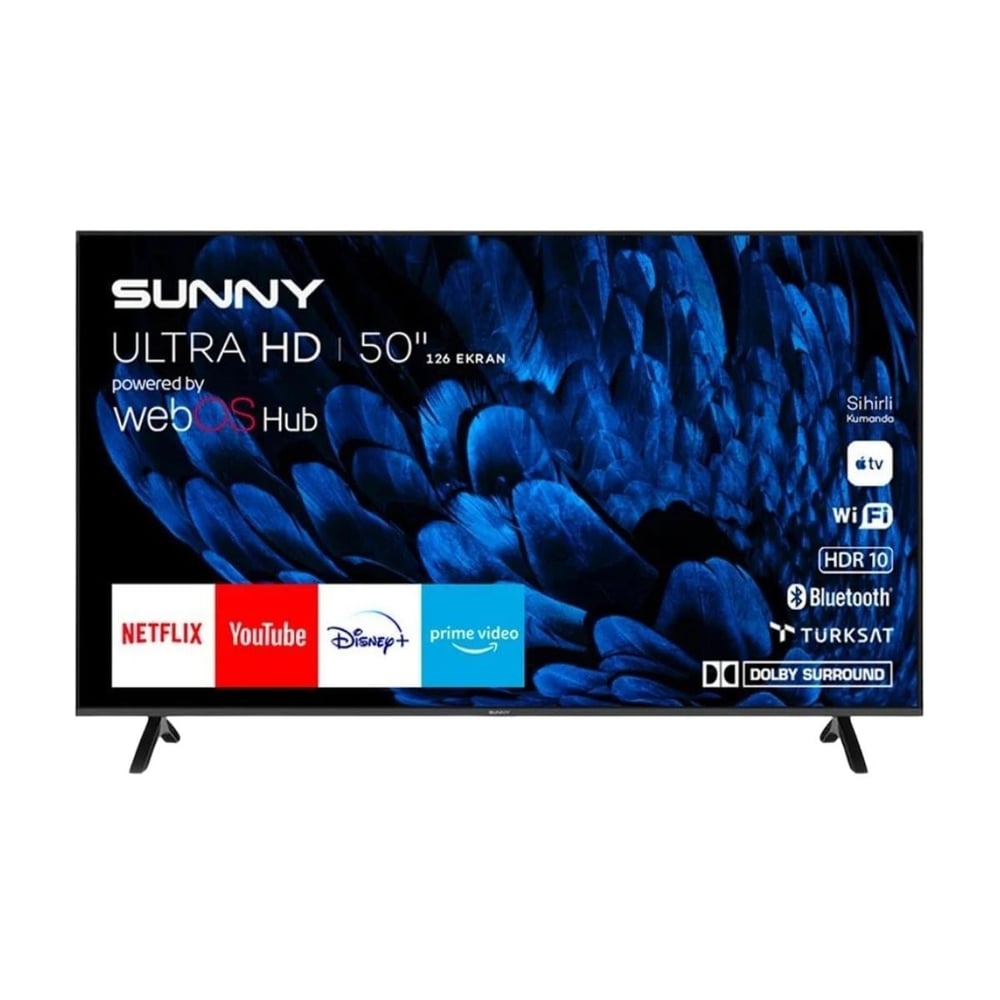 Sunny SN50QMN252C-S 50 127 Ekran Qled Uhd Webos Tv