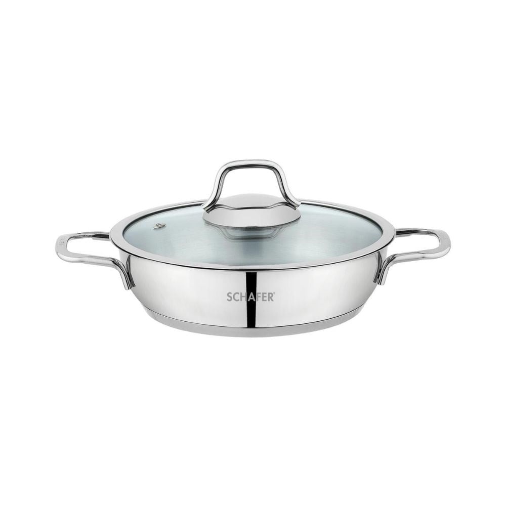 Schafer Held Çelik Sahan 20 Cm 2 Parça-Inox (Kapaklı)