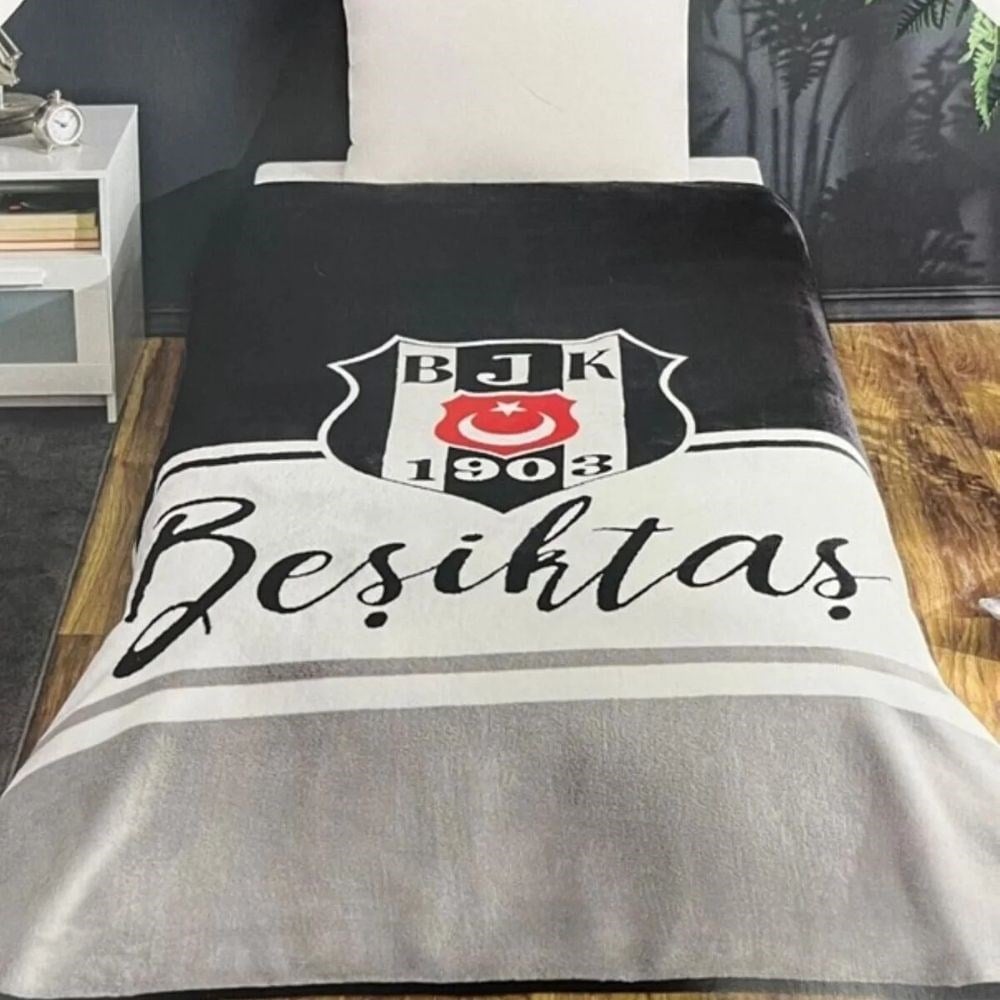 Taç Lis.beşiktaş Klasik Battaniye