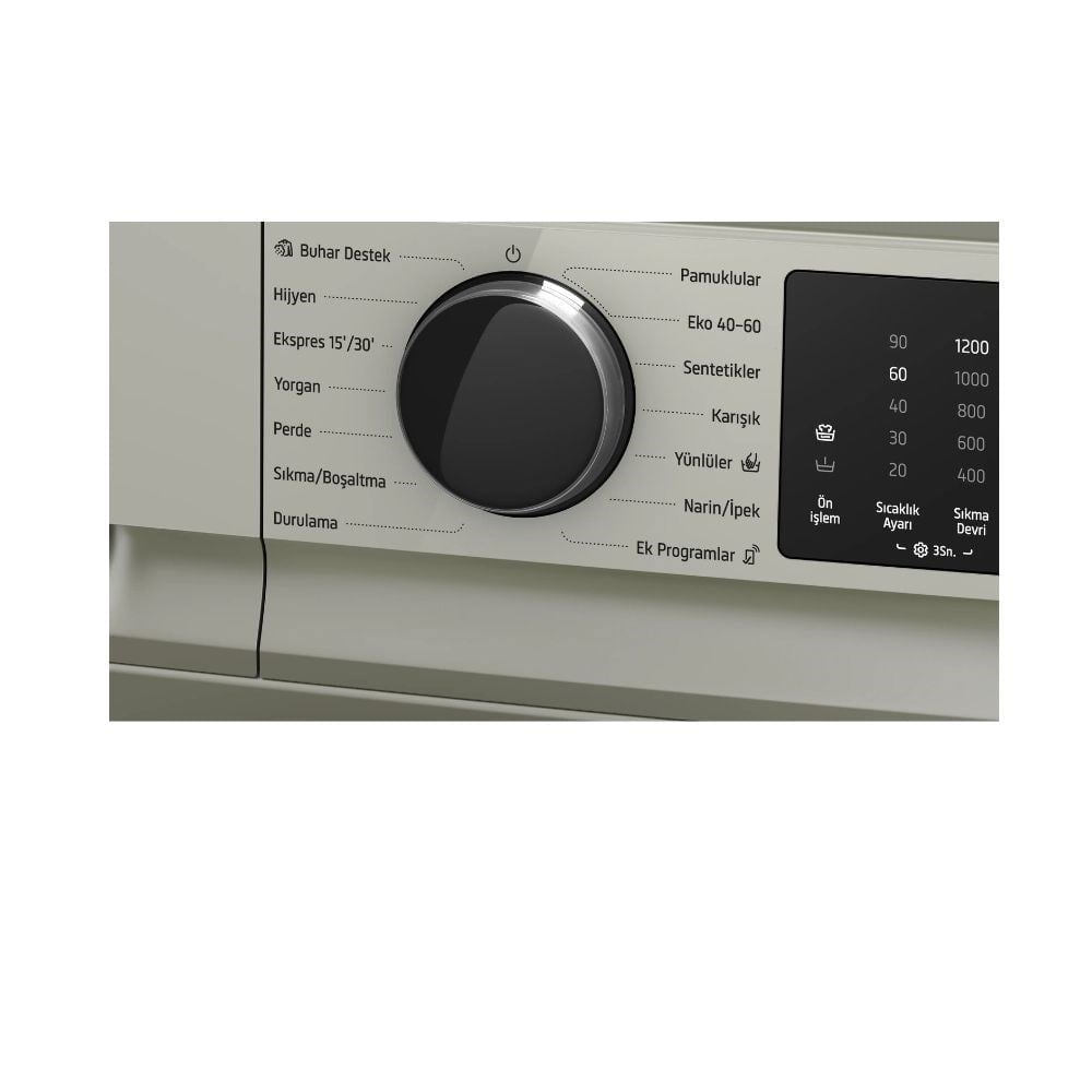 Profilo CGK242ZXTR 9 Kg 1200 Devir Inox Çamaşır Makinesi