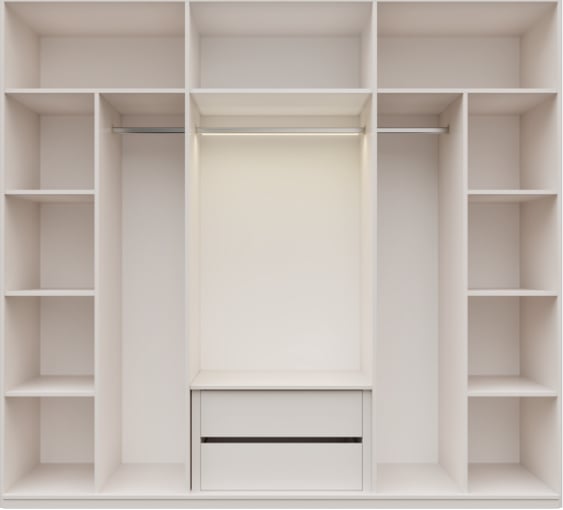 Marcastil Alya 6 Kapılı Dolap MDF