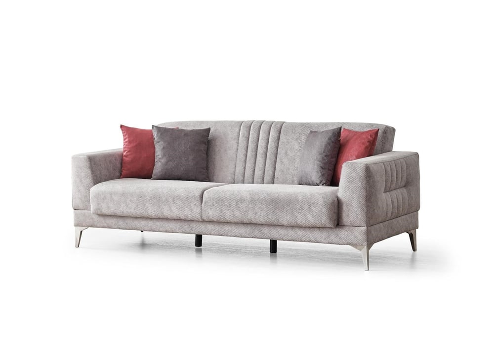 Pek İyi Notte Maxi Takım 3+3+1+1 Bahama Gri+ Antrasit