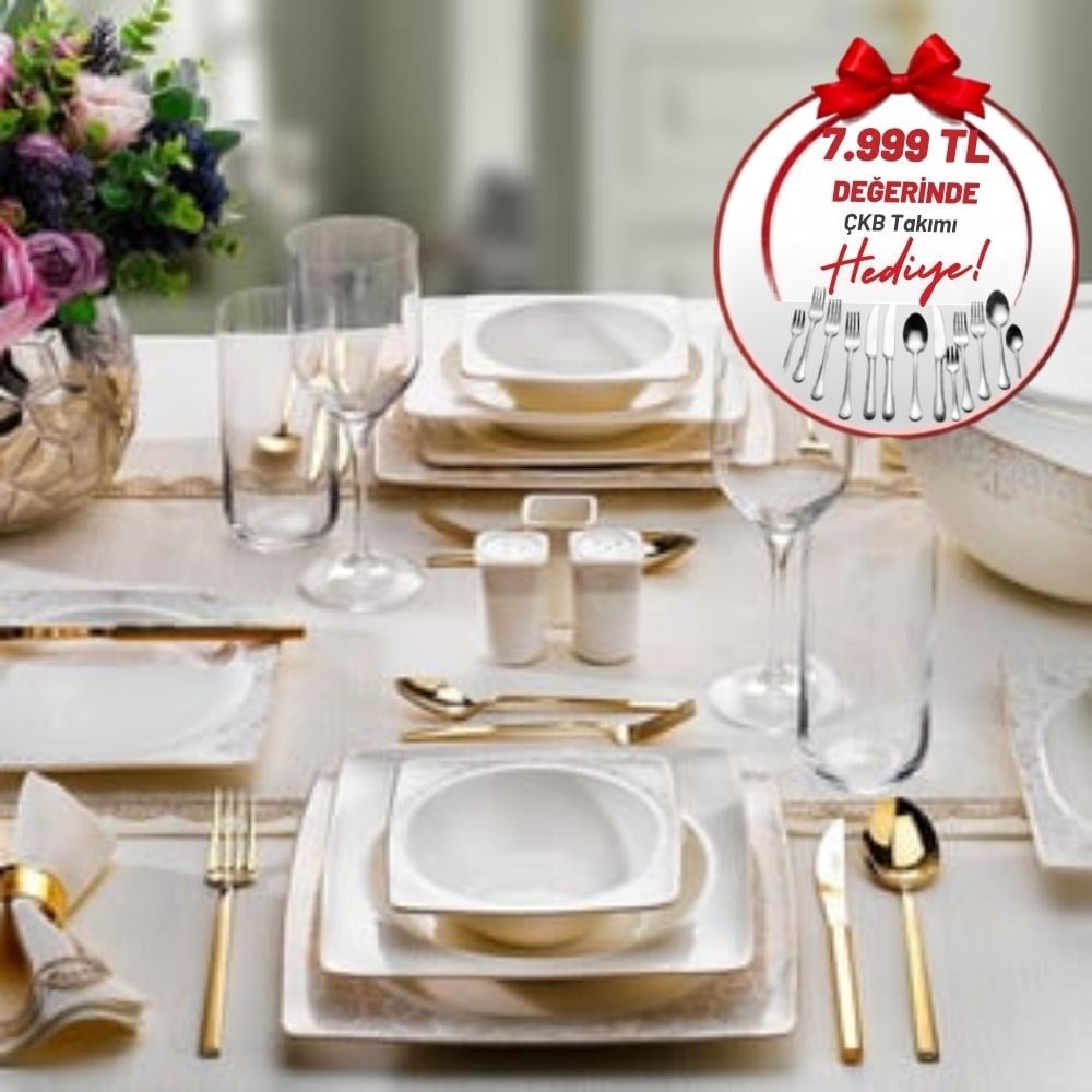 Schafer 1s2407-01001-byz03 Glamor Poınt Yemek Takımı 60 Prç Beyaz