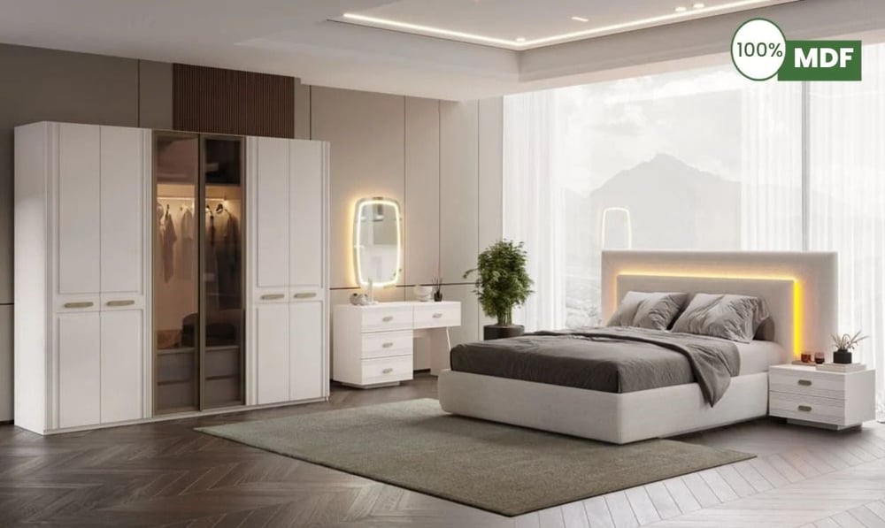 Marcastil Pure Yatak Odası Başlıklı MDF