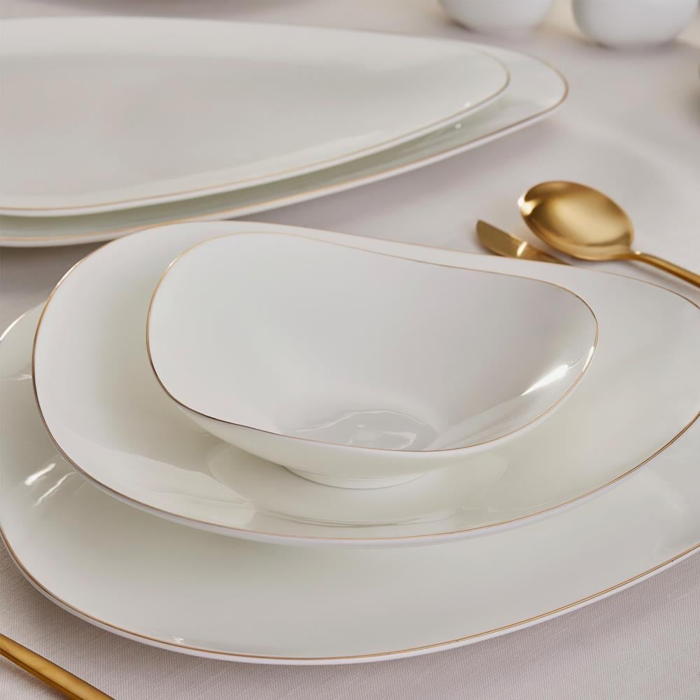 Karaca Fıne Pearl Extra Trıstan Gold 62 Parça Yemek Takımı