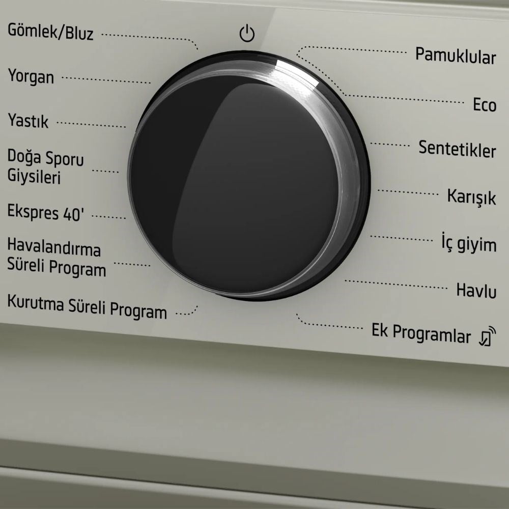 Profilo KM0961XJTR 9kg inox Isı Pompalı Kurutma Makinesi