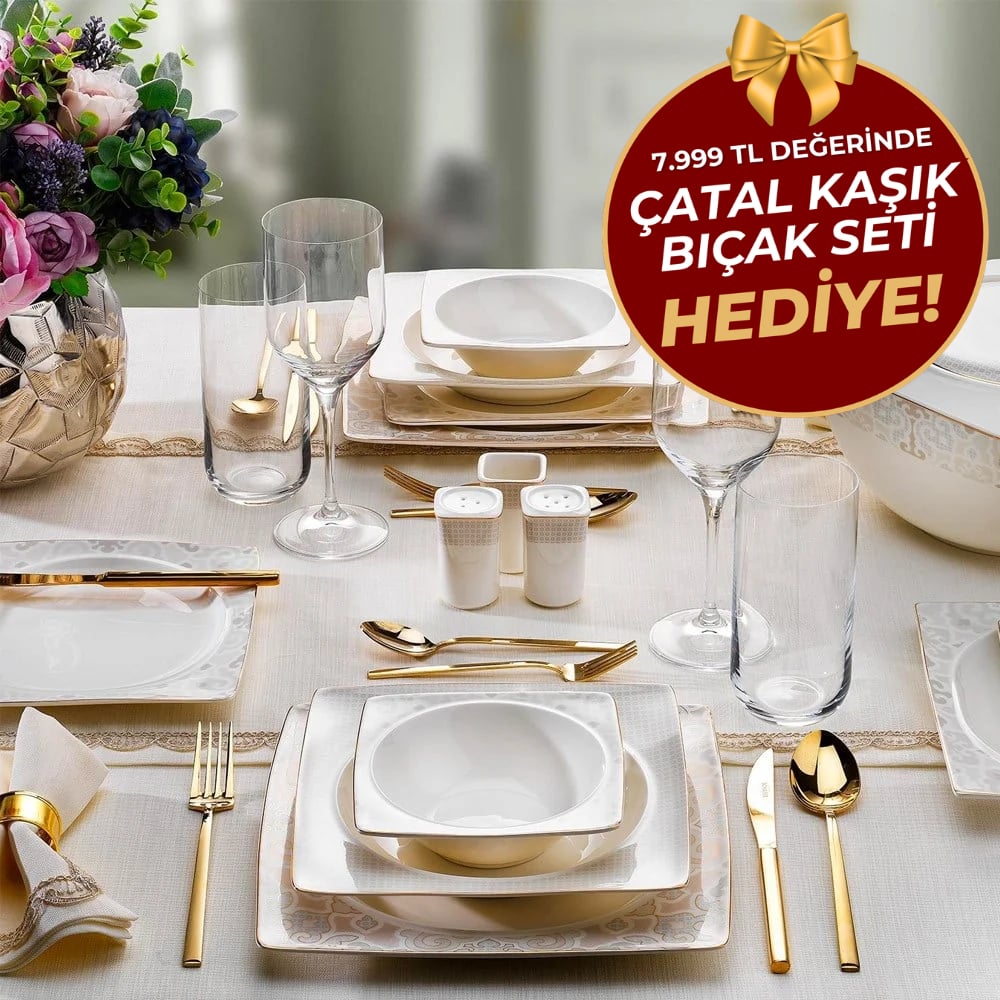Schafer 1s2407-01001-byz03 Glamor Poınt Yemek Takımı 60 Prç Beyaz