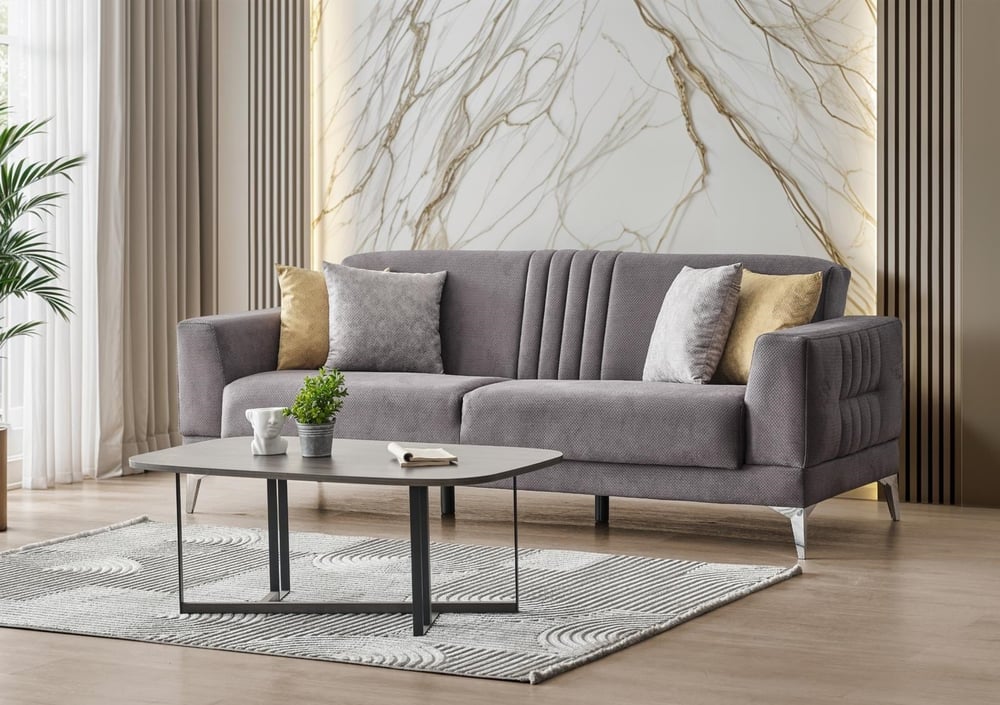 Pek İyi Notte Kanepe Bahama Antrasit