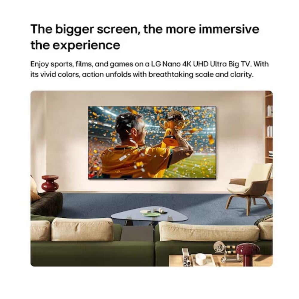 Lg 75NU8E0B3LA Nano 75 İnç 190 Ekran 4K Webos Tv
