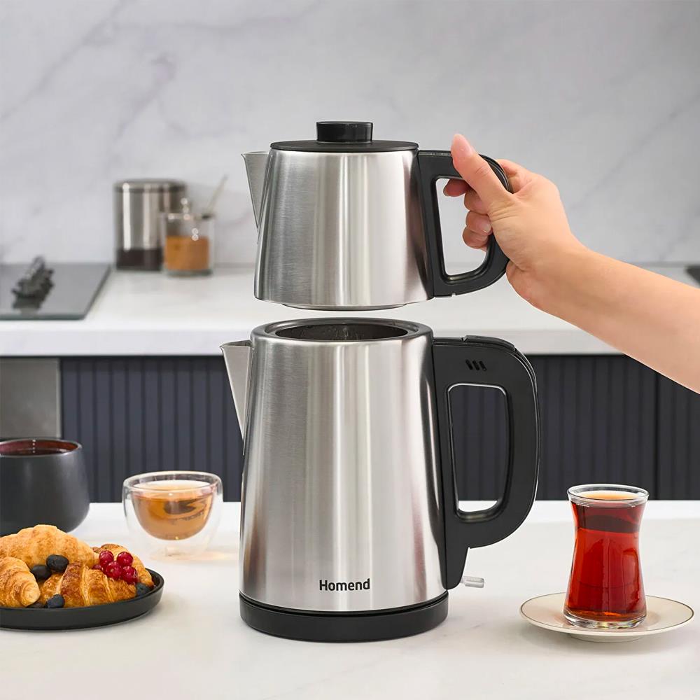 Homend Royaltea 1728H Inox Çay Makinesi