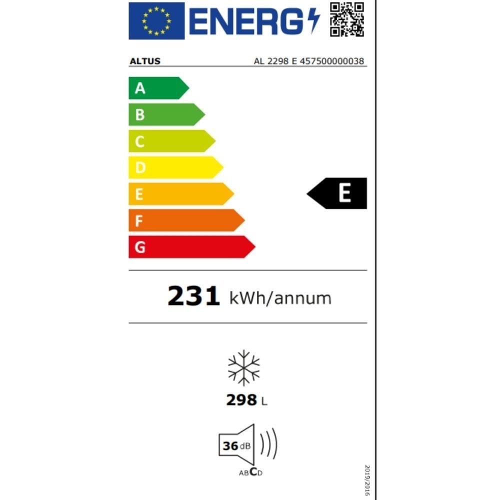 Altus AL 2298 E 298Lt Sandık Tipi Derin Dondurucu