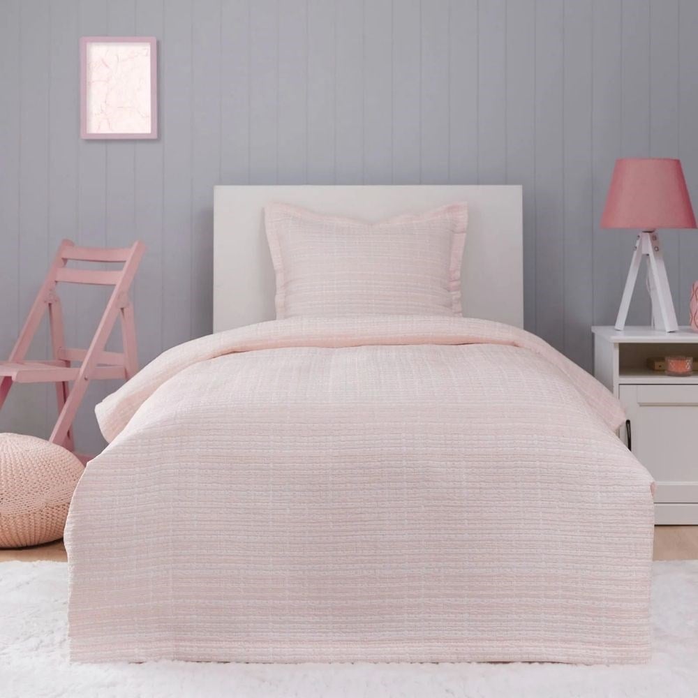 Karaca Young Lydıa Blush  Tek Kişilik Yatak Örtüsü 160*240 Cm
