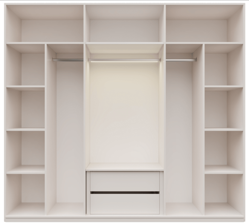 Marcastil Nefes 6 Kapılı Dolap MDF